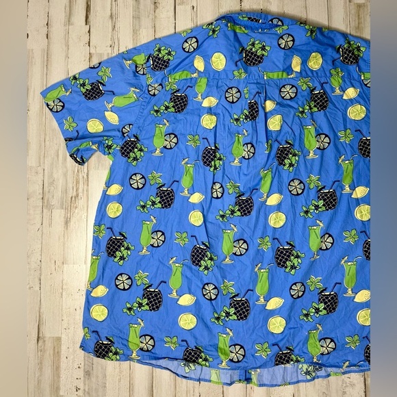 HB Sport 3XLT Men's Short Sleeve Shirt Floral Hawaiian Travel 100% Cotton - Picture 9 of 9